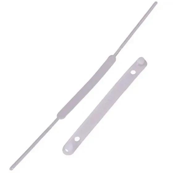 Grampo Trilho Plástico Branco 50 unidades - Fixpaper