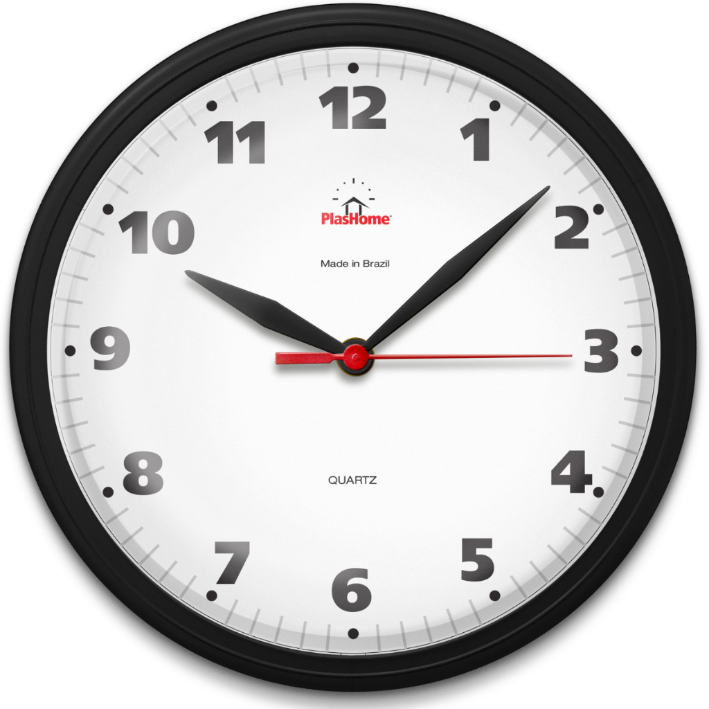 Relógio de Parede Redondo Ômega Clássico Preto Plashome Sala Cozinha e Escritório em Oferta na Shopee