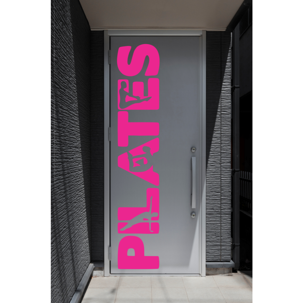 Adesivo para Porta - Parede - Pilates — imagem 2 de 2