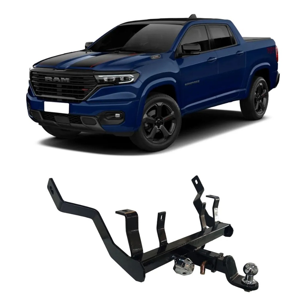 Engate Reboque Removível Dodge Ram Rampage (Todos) 2024-2025 1.500kg em Oferta na Shopee