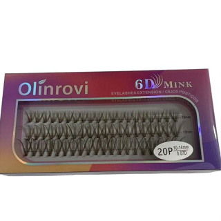 Cilios Tufinho olinrovi marrom 0.07d mix 10-14mm em Oferta na Shopee
