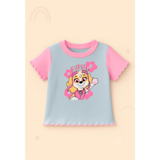 Blusinha Infantil Skye Everest Patrulha Canina Menina Canelada Moda Juvenil em Oferta na Shopee