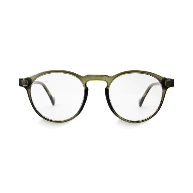 Óculos de Grau Redondo Mira Verde Oliva Armação Premium Retrô Unissex Confortável Resistente em Oferta na Shopee