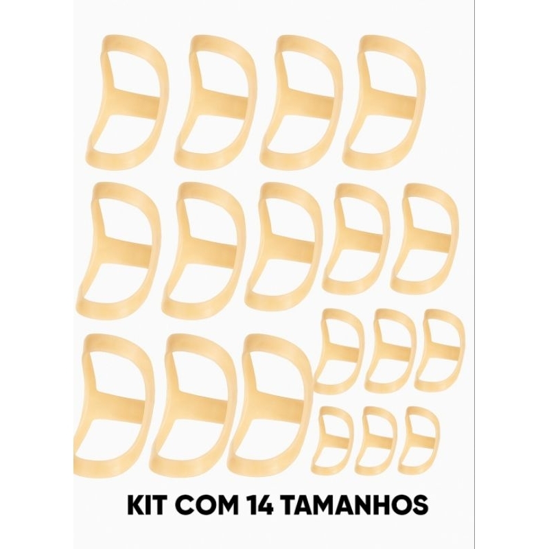 Tala de dedo para artrite (kit com 14 tamanhos) Envio imediato do Brasil