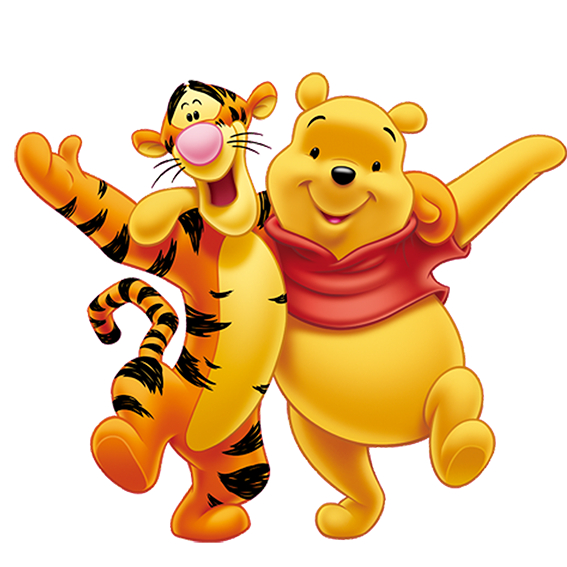 Display de Chão Mdf Decoração - Festa - Tigrão e Ursinho Pooh - Novo ( 1 Peça - Vários Tamanhos)