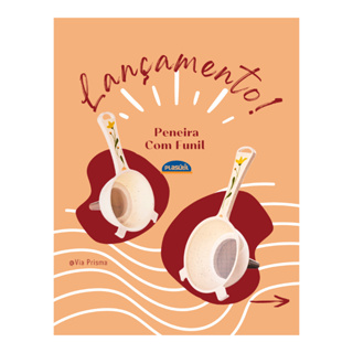 2 em 1 Peneira + Funil - Plasútil /2 tamanhos 2 opções de cores: em Oferta na Shopee