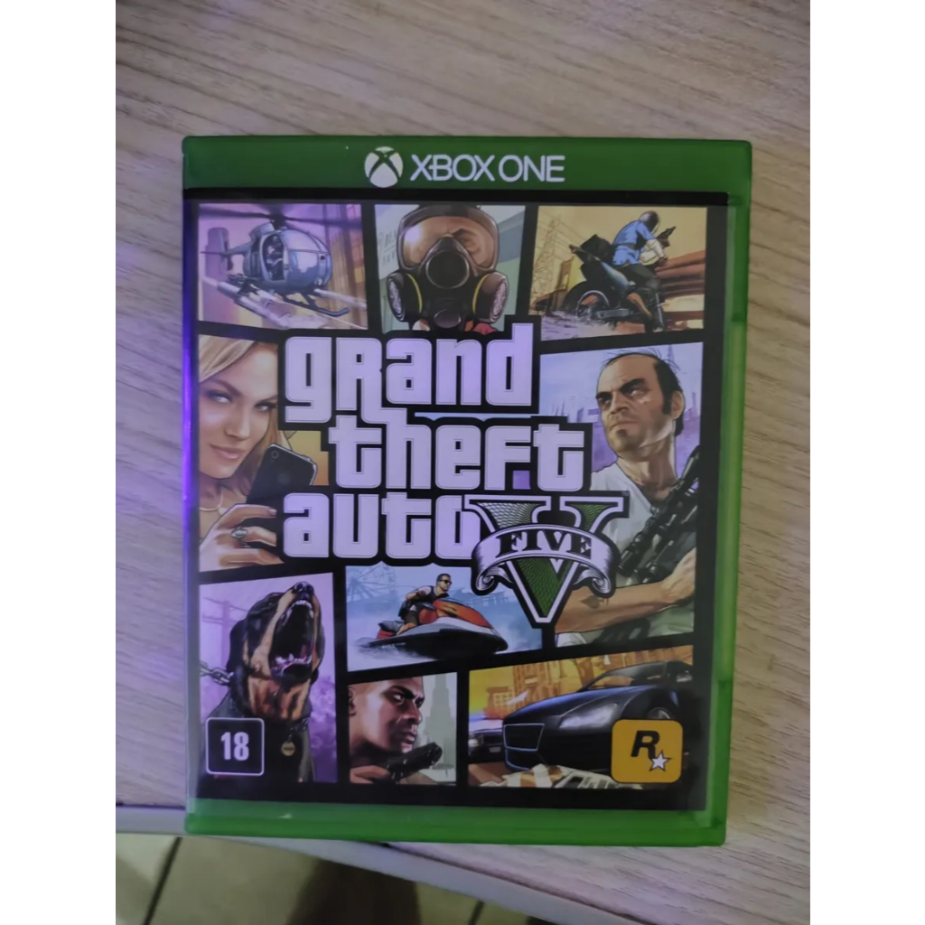 Jogo Gta 5 Mídia Física Xbox One - Usado