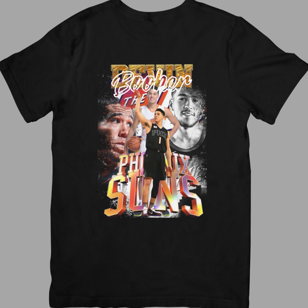 Camiseta estilo Streetwear Vintage NBA unissex basquete Devin Booker NBA