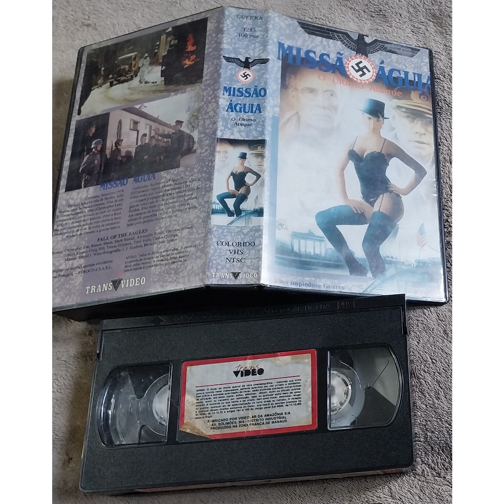 vhs original missão águia – o último ataque (no estado)