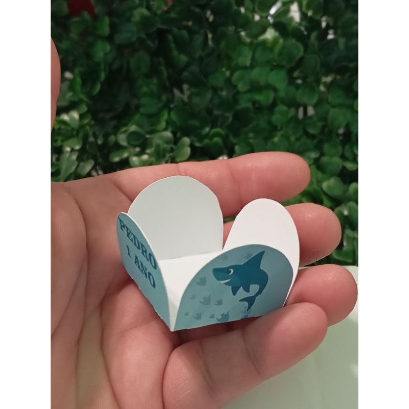 Forminhas personalizadas para doces|babyshark