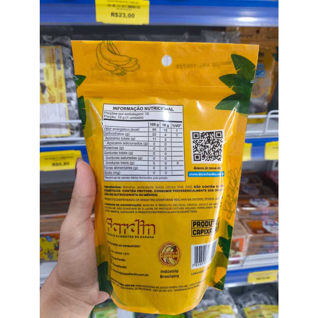 Mariola Zero Mini Cremosa 180g Fardin - Zero Adição de Açucares