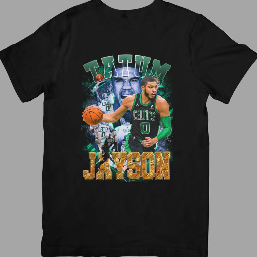Camiseta estilo Streetwear Vintage NBA unissex basquete Jayson Tatum NBA