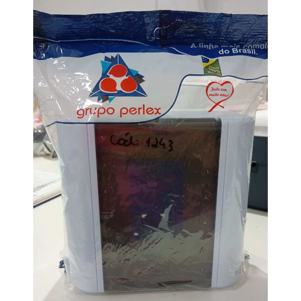 Quadro Distribuição 3/4 Disjuntores Din Branco Sobrepor PERLEX