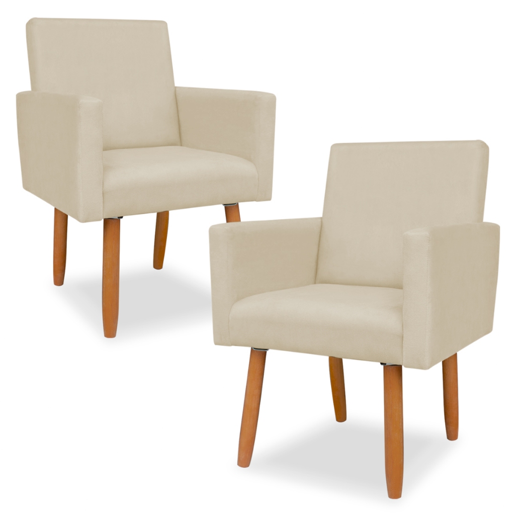 Envio Imediato - Kit 2 Duas Poltrona para Manicure Salão de Beleza Nina em Oferta na Shopee