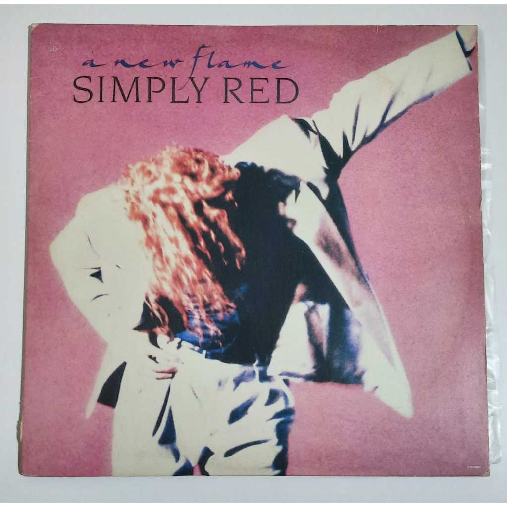 LP VINIL - SIMPLY RED - A NEW FLAME - 1989