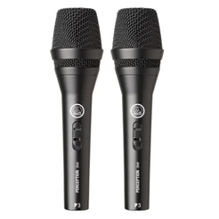 Kit 2 Microfone Profissional Dinâmico Akg P3s Perception P3 S Voz E Violão