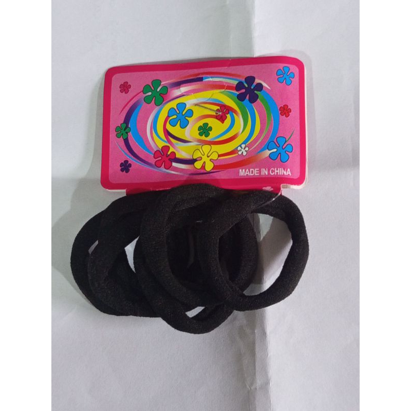 kit C/ 6 und Xuxa p/ o cabelo Xuxinha presilha elástico para o cabelo rabicó cor preta/ Maria Chiquinha - ENVIO IMEDIATO