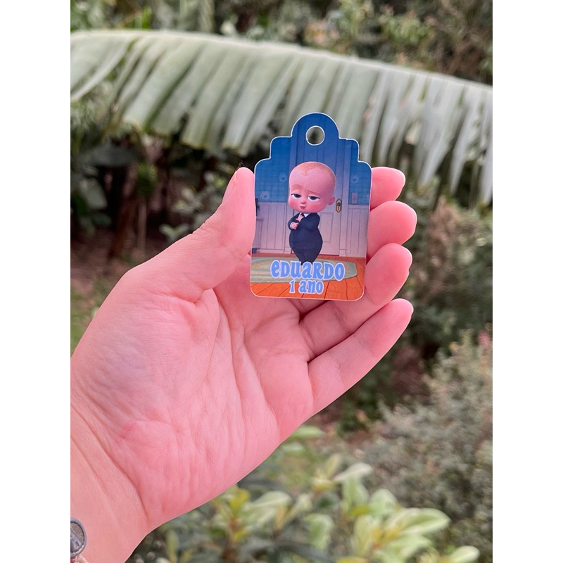 APLIQUE COM FURO TAG AGRADECIMENTO PODEROSO CHEFINHO PERSONALIZADA ANIVERSÁRIO FESTA INFANTIL MENINO
