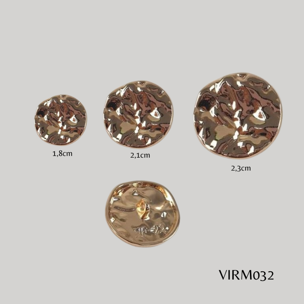 BOTAO DE PEZINHO DE METAL ORAGANICO  PARA CINTO ROUPA BIQUINI MODA GERAL