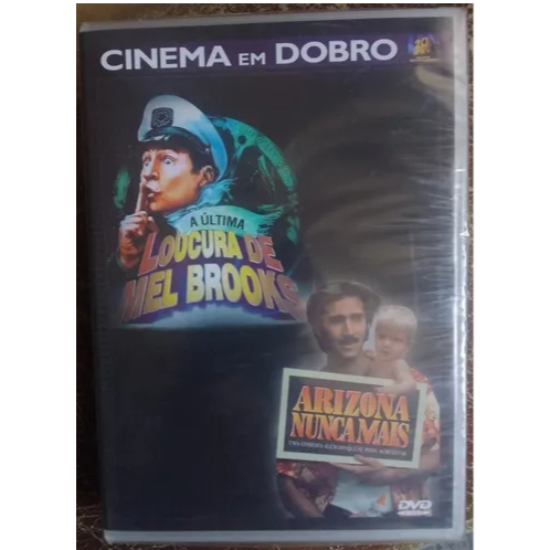 DVD CINEMA EM DOBRO ARIZONA EM CHAMAS LOUCURA DE MEL BROOKS