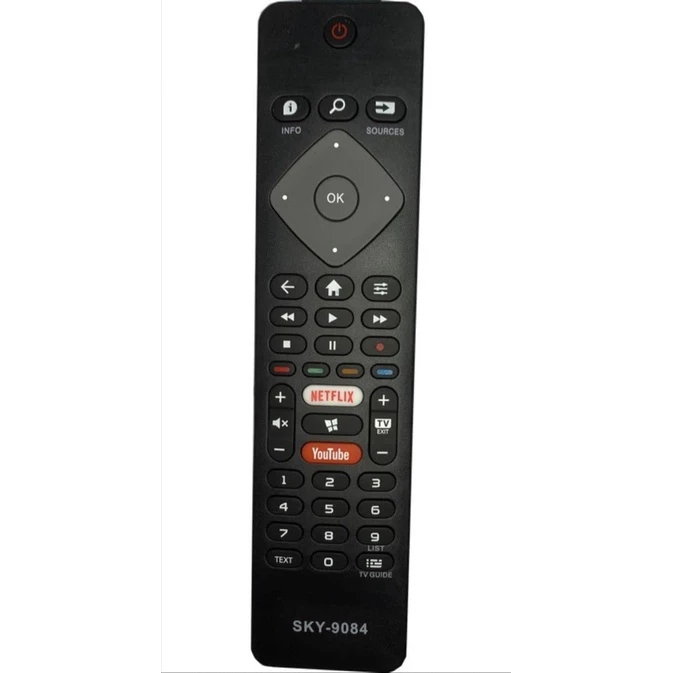 Controle Compatível com tv Philips Smart Tv Led 4k Netflix Youtube SKY-9084