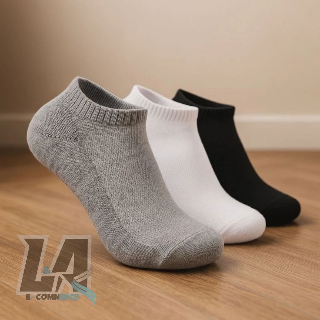 Meia Masculina Soquete – 12 Pares | Algodão Premium, Maciez - Envio Imediato - Oferta