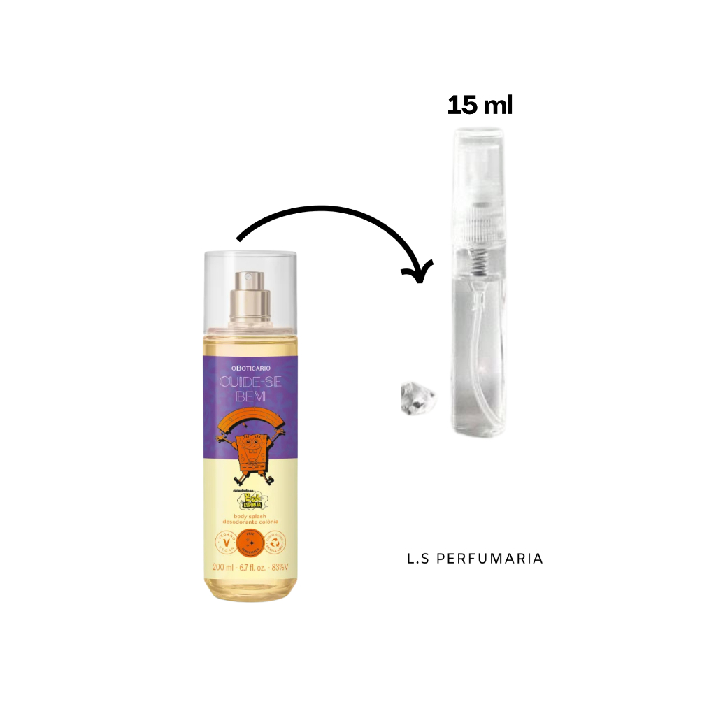 cuide-se bem body splash boby esponja 15 ml