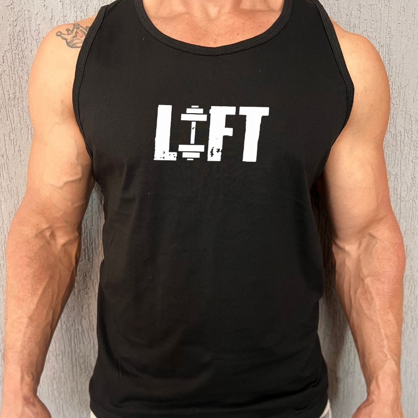 Regata Masculina Academia 🏋️‍♂️ Fitness Treino Musculação Estilo e Conforto academia viagem conforto algodão
