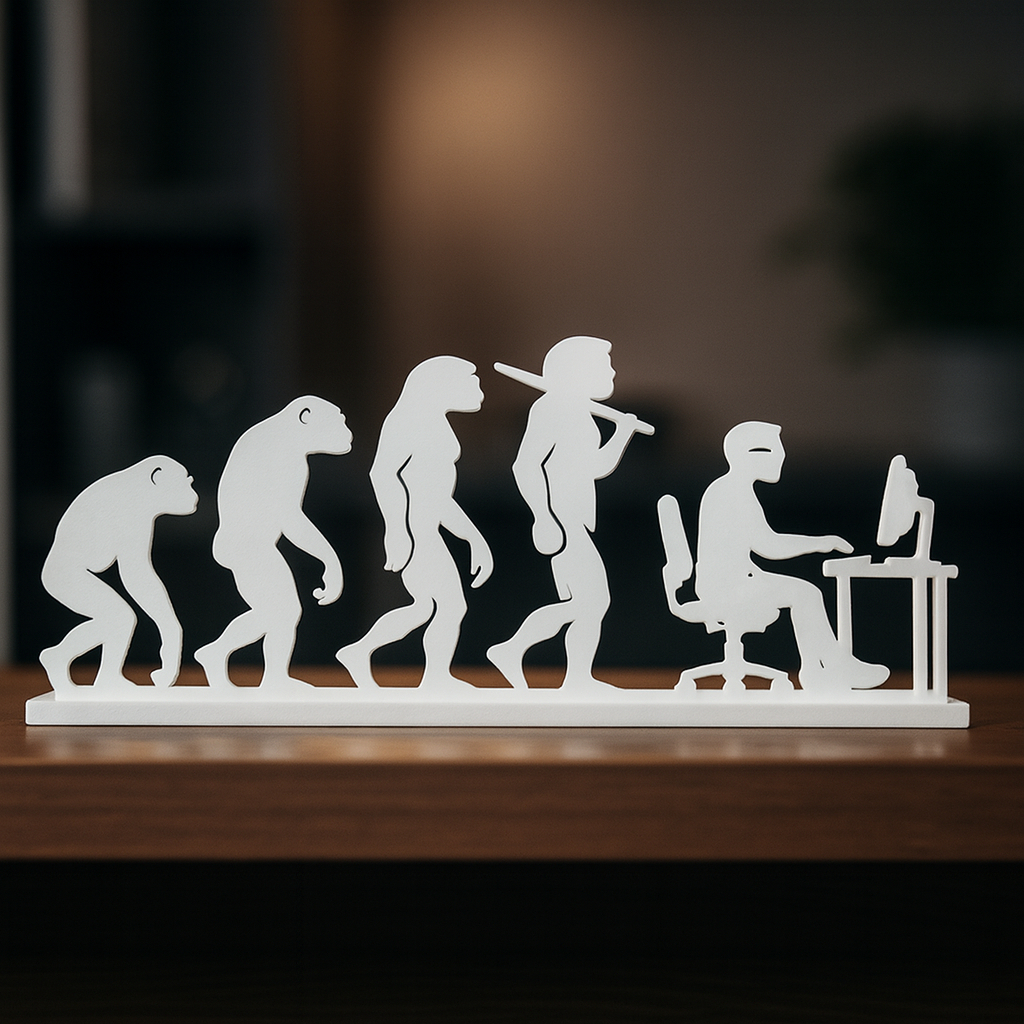 Decoração Evolução Humana para Programador Desenvolvedor | Presente Nerd, TI, Programador e Tecnologia em Oferta na Shopee