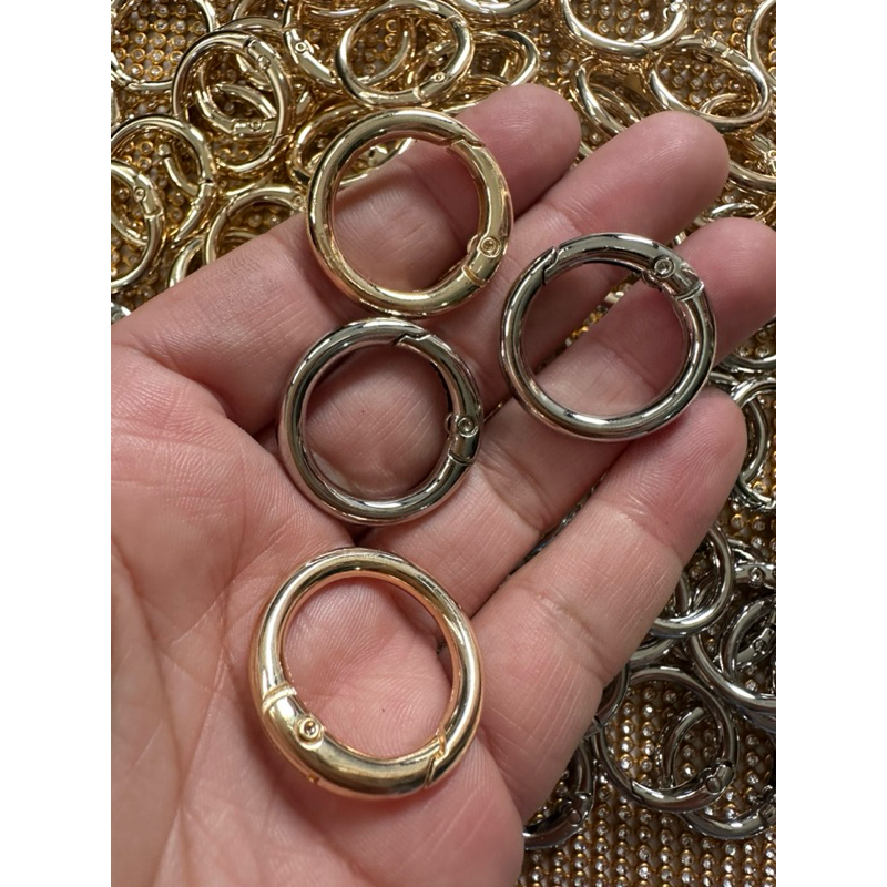 Argola mosquetão articulada 25mm-2unid