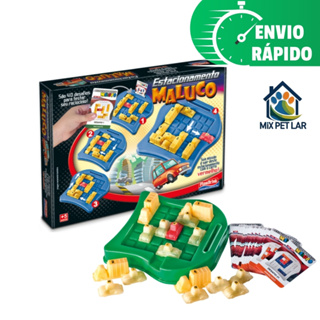 JOGO DE ESTRATÉGIA ESTACIONAMENTO MALUCO COM 40 DESAFIOS PARA O RACIOCÍNIO PLASBRINK em Oferta na Shopee