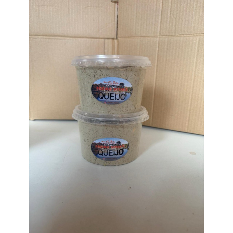 Massa de queijo do Claudiomar,para pesca !!! 2 potes de massa de 500g cada ,branca….aproveitem!!!!