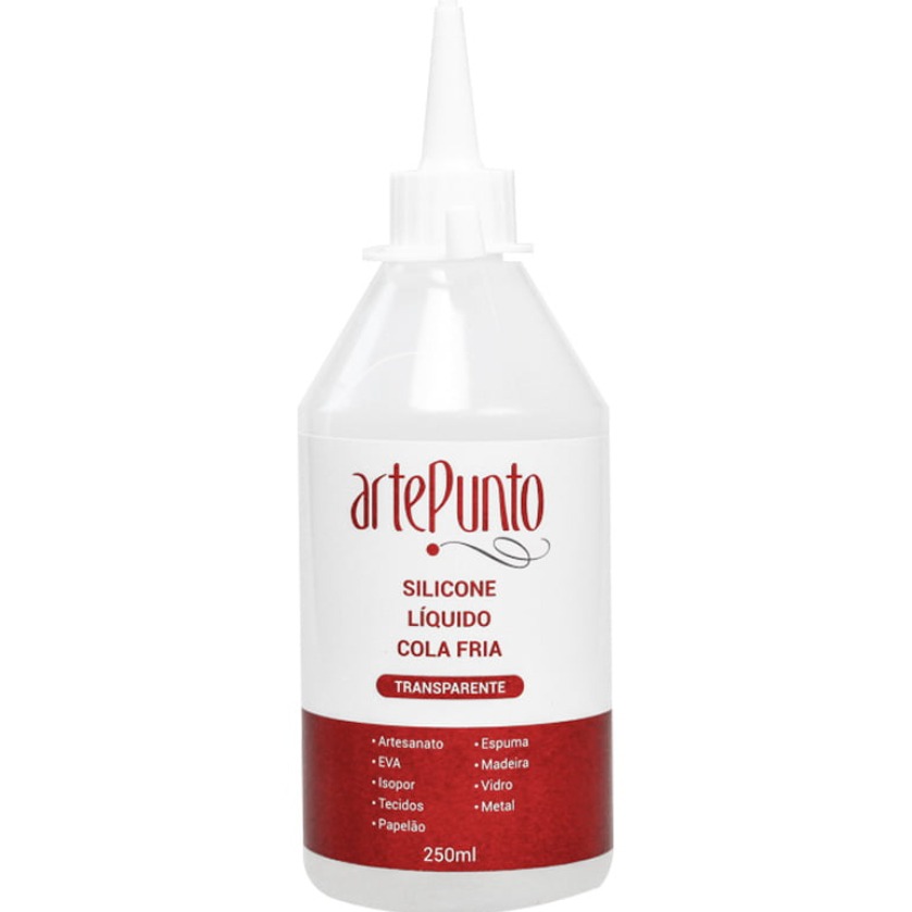 Cola de Silicone Líquida Multiuso, Artesanato Geral 250 ml