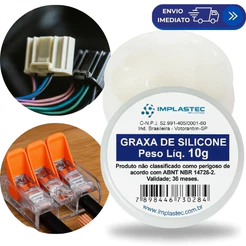 Graxa de Silicone Dielétrica Lubrificante - Switch, Pinça de Freio, Moto, Carro, Elétrica Eletrônica