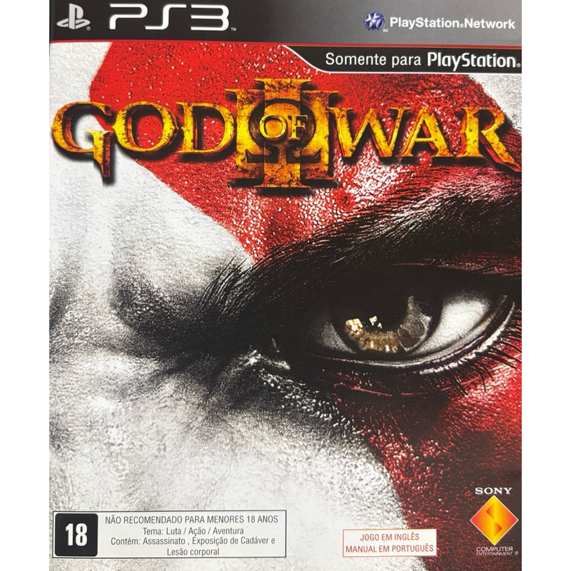 God Of War 3 Mídia Física Ps3 Original , A Pronta Entrega