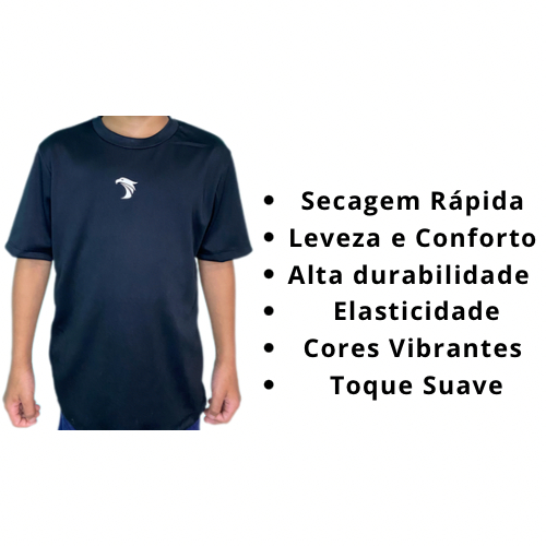 Kit Com 5 Camisetas Infantil Juvenil Tecido Dry Fit em Oferta na Shopee