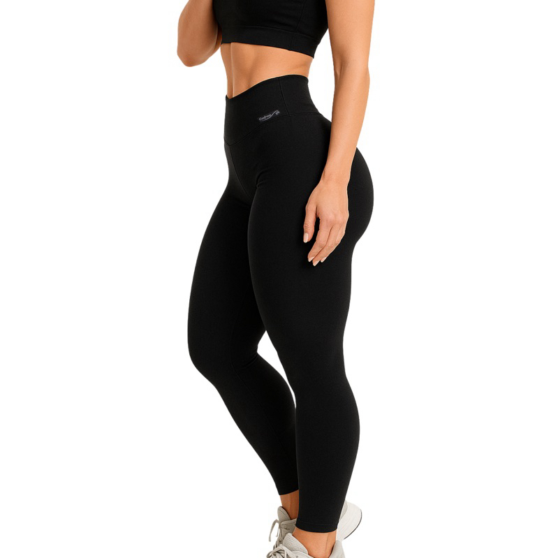 Calça Legging Cintura Alta Feminina Fitness Academia Conforto Modeladora! em Oferta na Shopee