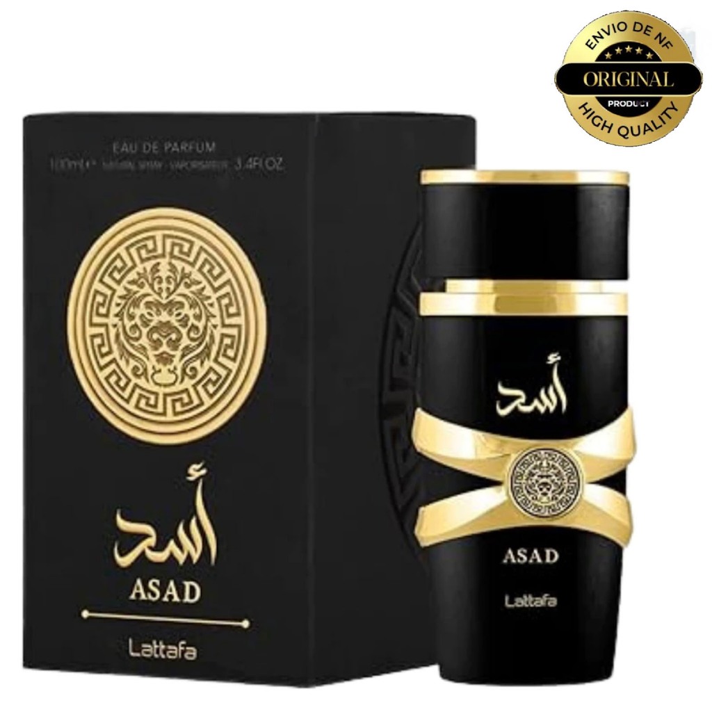 Perfume Árabe Asad Lattafa Masculino 100ml EDP Eau de Parfume 100% Original Promocao Barato em Oferta na Shopee