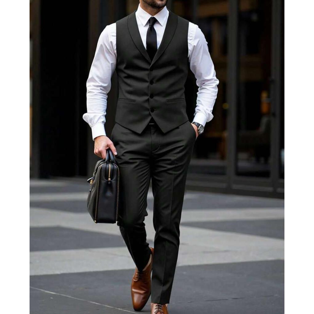 Colete Masculino Social Casamento Para Homem elegante padrinho Formatura  Oxford Luxo festa