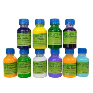 Desinfetante Concentrado Kit com 5 de 100ml cada um faz 5 litros em Oferta na Shopee