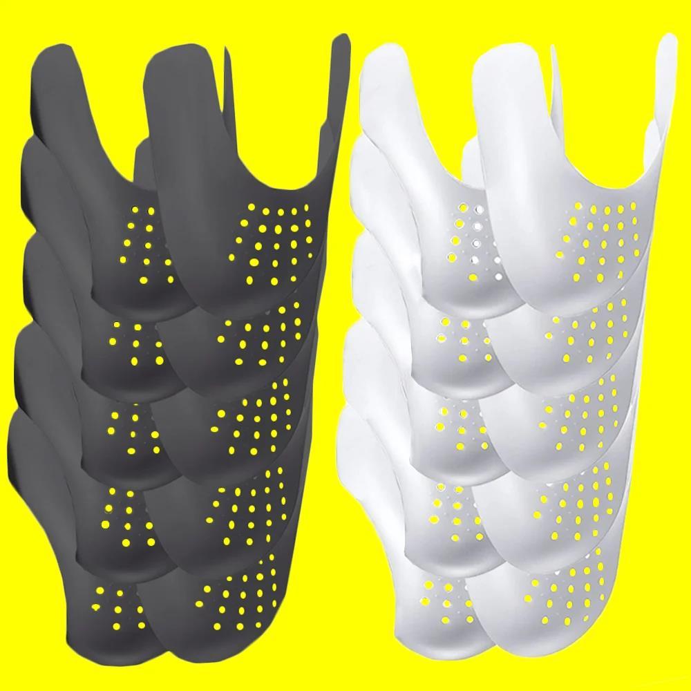 Par de Anti Vinco Furos Suporte Forma Escudo Previne Marcas em Calçado Sapato Social Tênis Esportivo