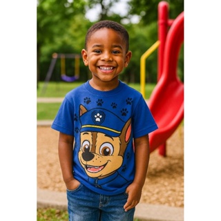 Camiseta Infantil Chase Patrulha Canina 100% Algodão em Oferta na Shopee