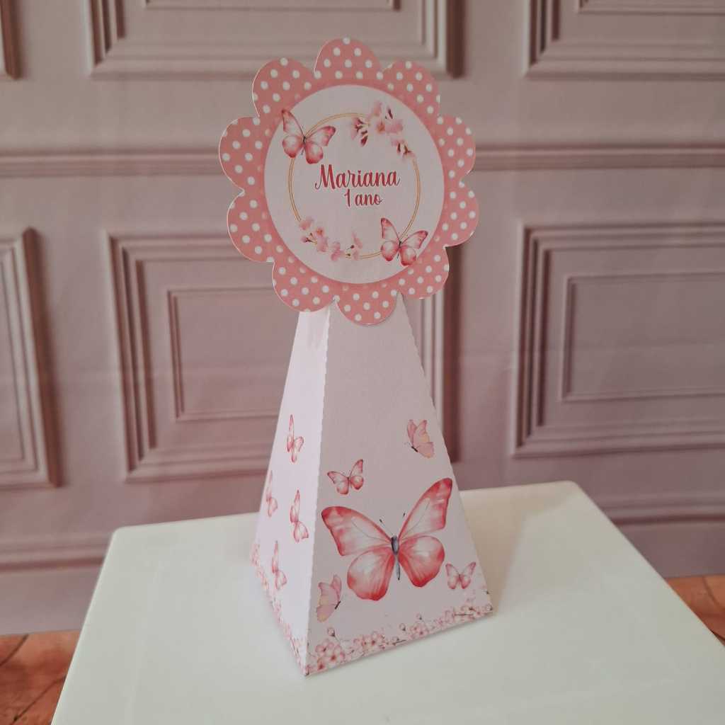 CAIXINHAS PERSONALIZADAS BORBOLETA ROSA/LEMBRANCINHAS FESTA BORBOLETA ROSA/PERSONALIZADOS ANIVERSÁRIO BORBOLETA ROSA