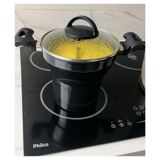 Cuscuzeira de Indução c/ tampa de vidro+Espatula. em Oferta na Shopee