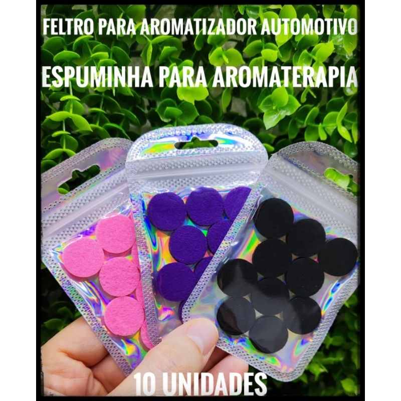 Essência Feltro Espuminha para Aromatizador Automotivo Essência Aromaterapia Feltro Difusor Carros em Oferta na Shopee