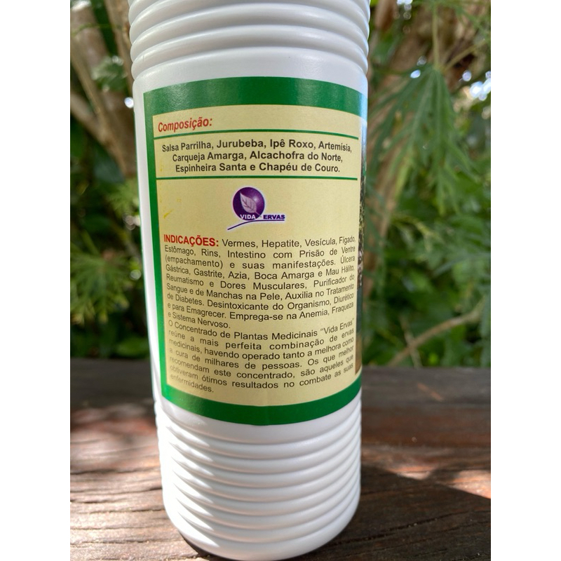 Concentrado de Plantas 500ml Vida ervas