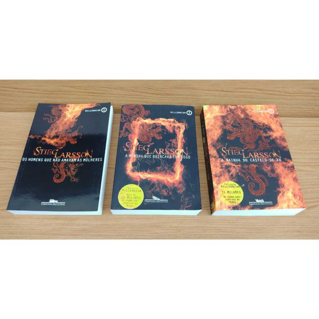 Trilogia Millennium Stieg Larsson - Os Homens Que Não Amavam as Mulheres / A Menina Que Brincava com Fogo / A Rainha...
