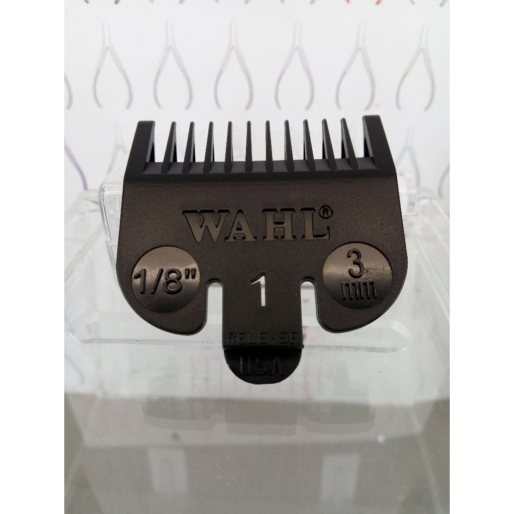 Pente Wahl Clássico nº1 - 3 mm cor preta