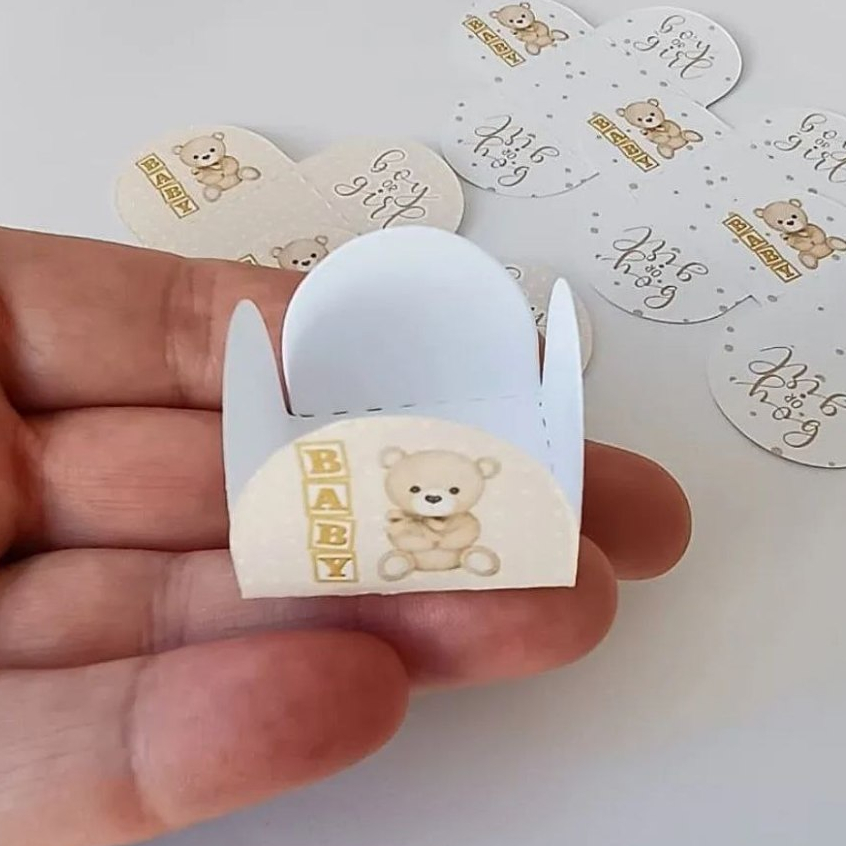 Forminhas para docinhos forminhas para festa infantil Forminhas para chá Revelação chá de bebê