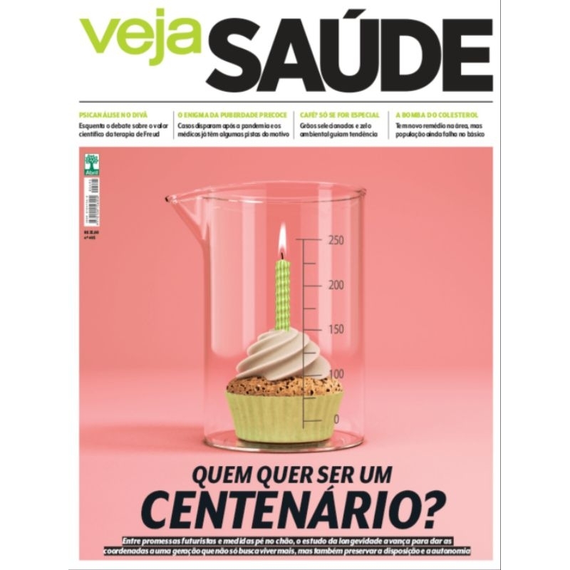 Revista Veja Saúde n° 495 - Setembro 2023 - Editora Abril - Quem quer ser um Centenário?